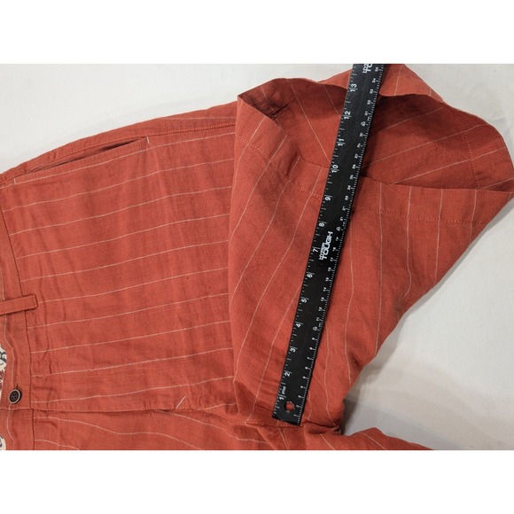 Tommy Bahama Shorts Mens 40 Burnt Orange Linen Silk Casual Preppy Travel Golfer - Picture 6 of 8